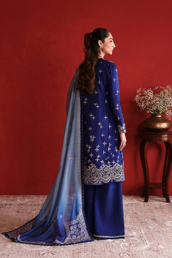 Royal Blue Shirt & Sharara Pants