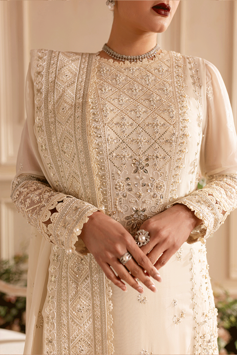 Ivory shirt with Sharara