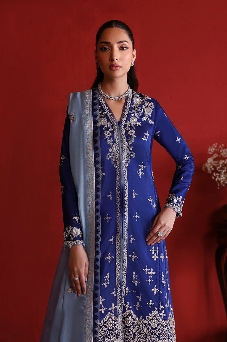 Royal Blue Shirt & Sharara Pants