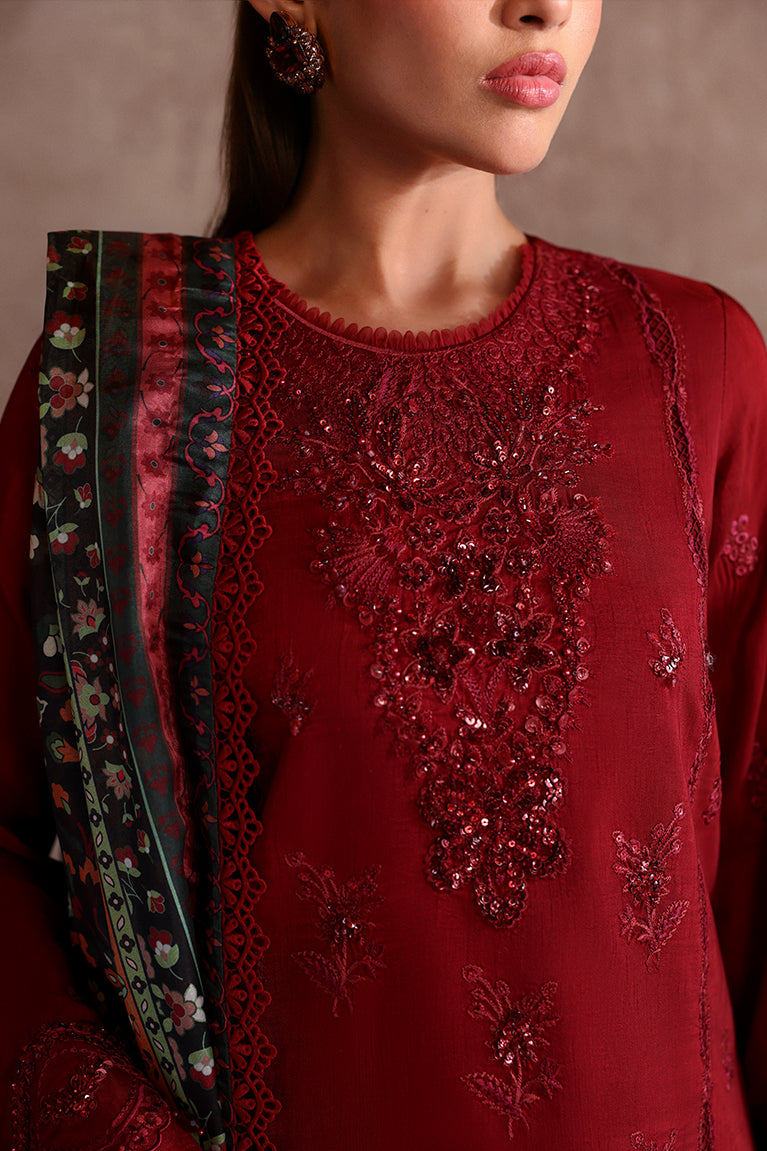 Deep Maroon Shirt & Izaar