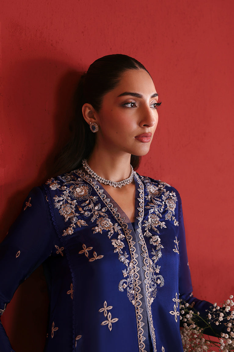 Royal Blue Shirt & Sharara Pants