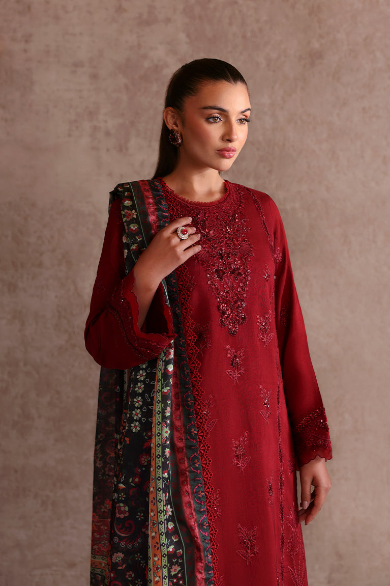 Deep Maroon Shirt & Izaar