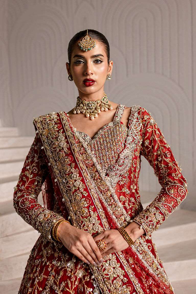 Front Open Gown with Corset And Lehnga