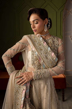 Ivory shirt with gharara