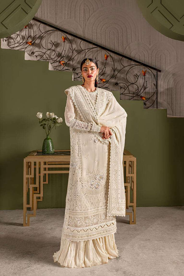 Ivory shirt with Sharara