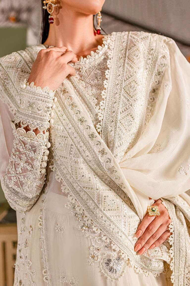 Ivory shirt with Sharara